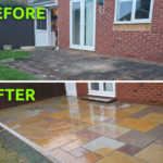 before and after images showing the differences