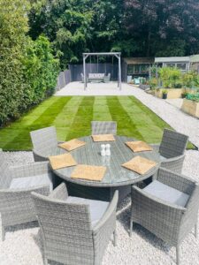 new turf at manders fencing and garden services in Nottingham landscaper in Heanor